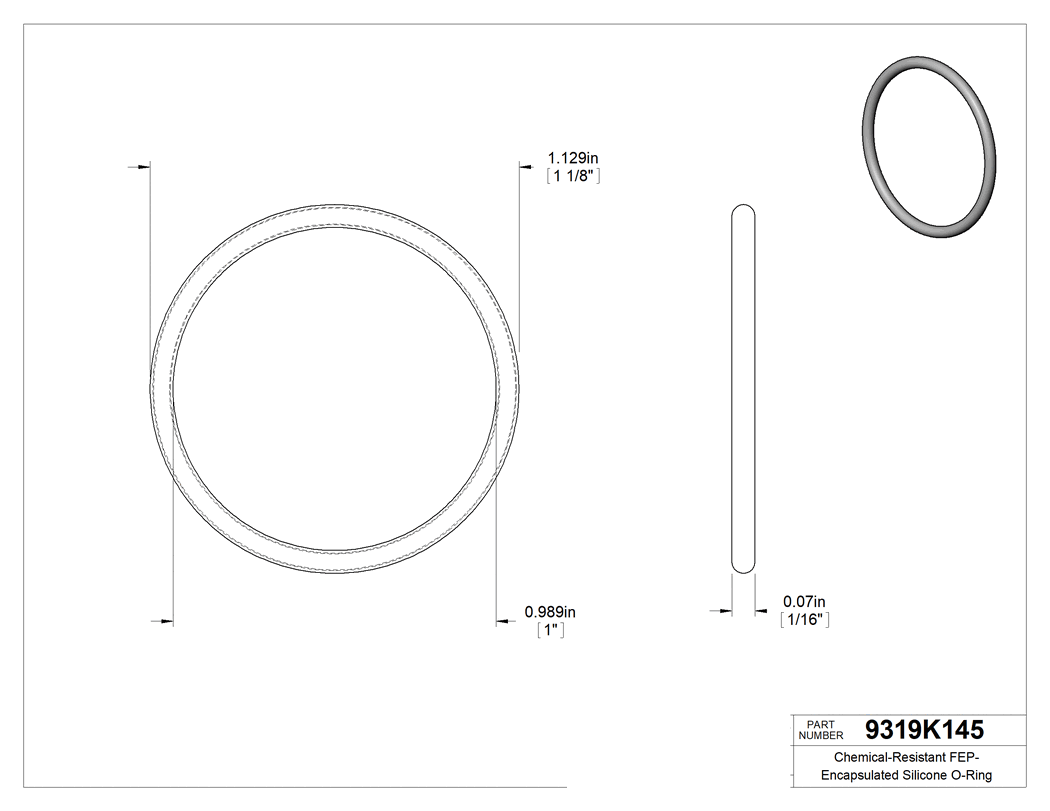 Technical drawing - 9319K145